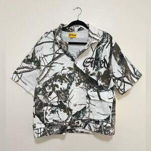 GFTDLA Drake camo button down shirt